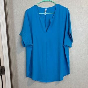Bright blue Zenana Top